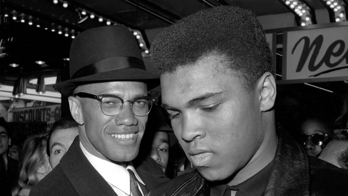 Ali med Malcolm X 1964.