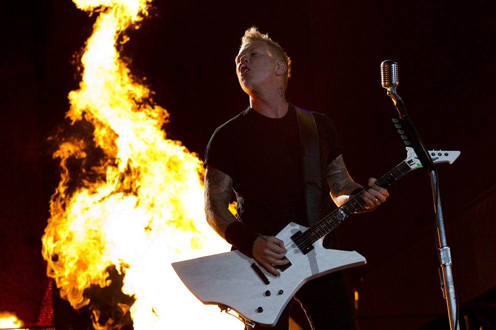 James Hetfield i Metallica James Hetfield i Metallica
