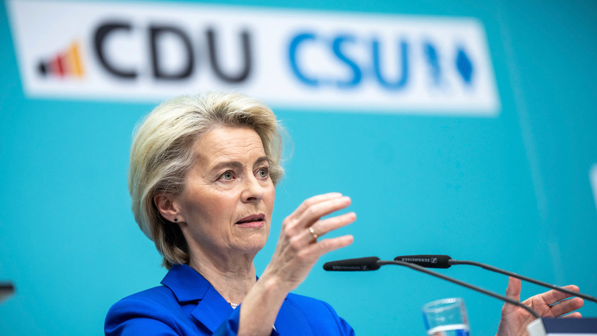 EU-kommissionens ordförande Ursula von der Leyen kritiseras för tillsättandet av kristdemokratiske partikollegan Markus Pieper till ett toppjobb i EU. Arkivfoto.