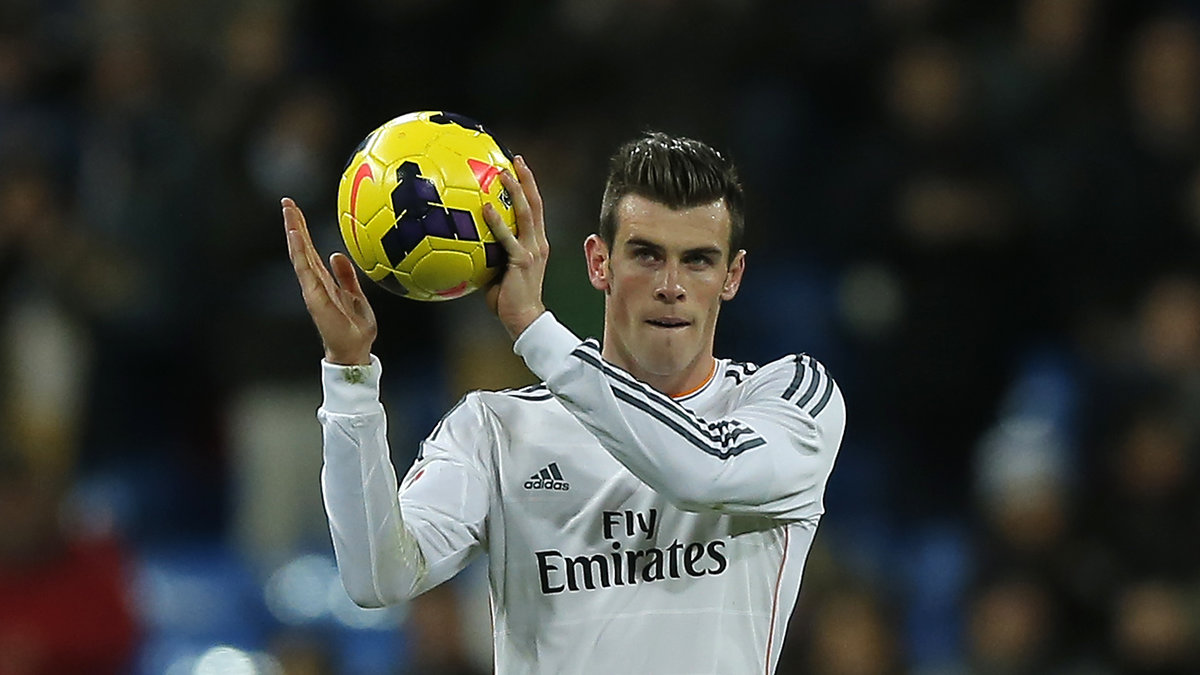 Gareth Bale skrev på för Real Madrid 2013. För detta fick hans förra klubb Tottenham 91 miljoner euro. 