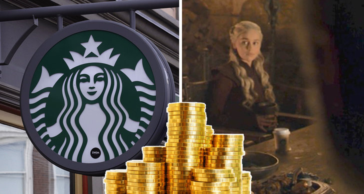 Starbucks, game of thrones
