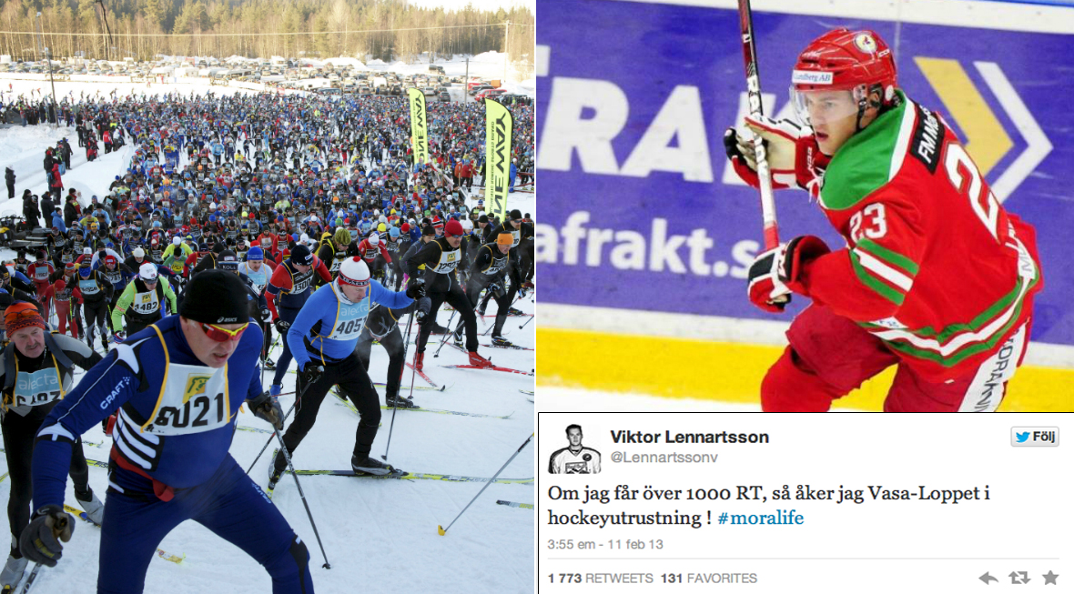 Jonas Westerling, Viktor Lennartsson, Vasaloppet, ishockey