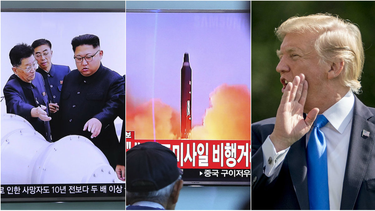 Spänningarna mellan Donald Trump och Kim Jong-Un är större än någonsin. 