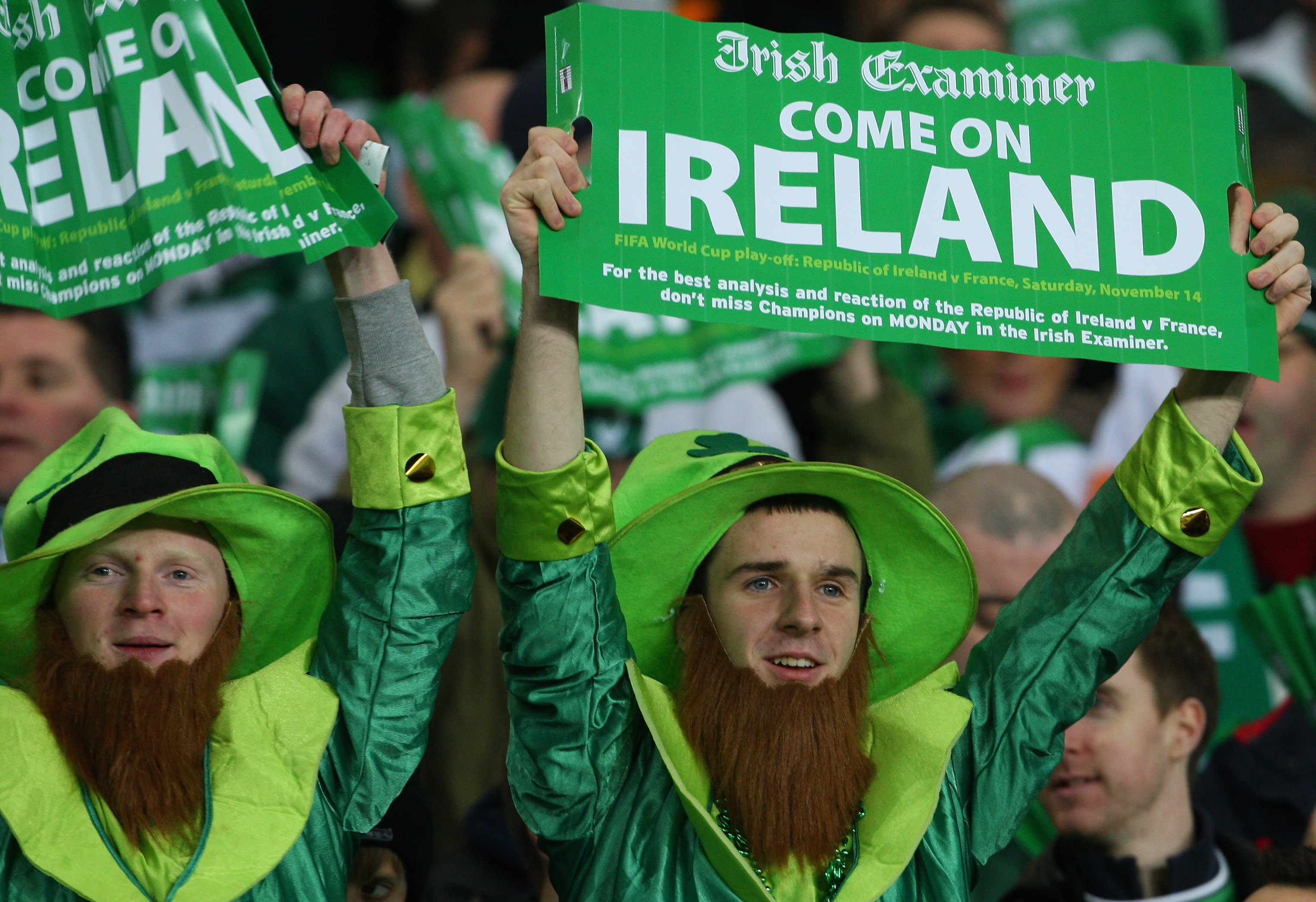 Irländarna gillar att både synas och höras när de åker utomlands för att följa sitt grönklädda landslag.