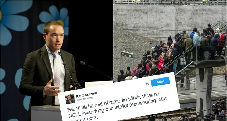 Invandring, Kent Ekeroth, Sverigedemokraterna