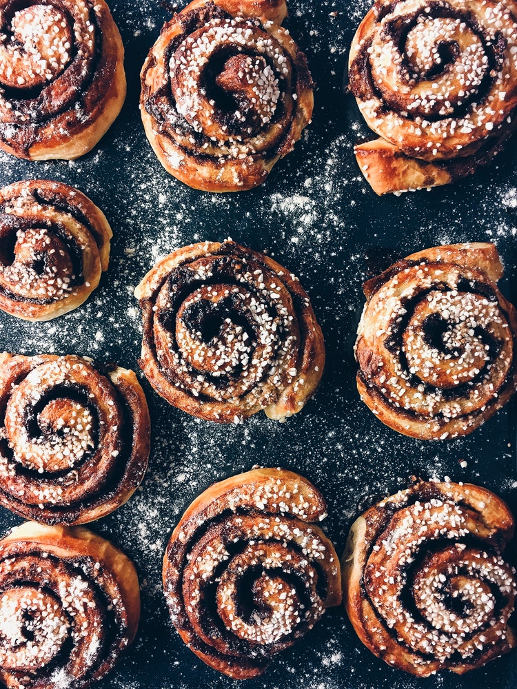 Hembakade kanelbullar Hembakade kanelbullar