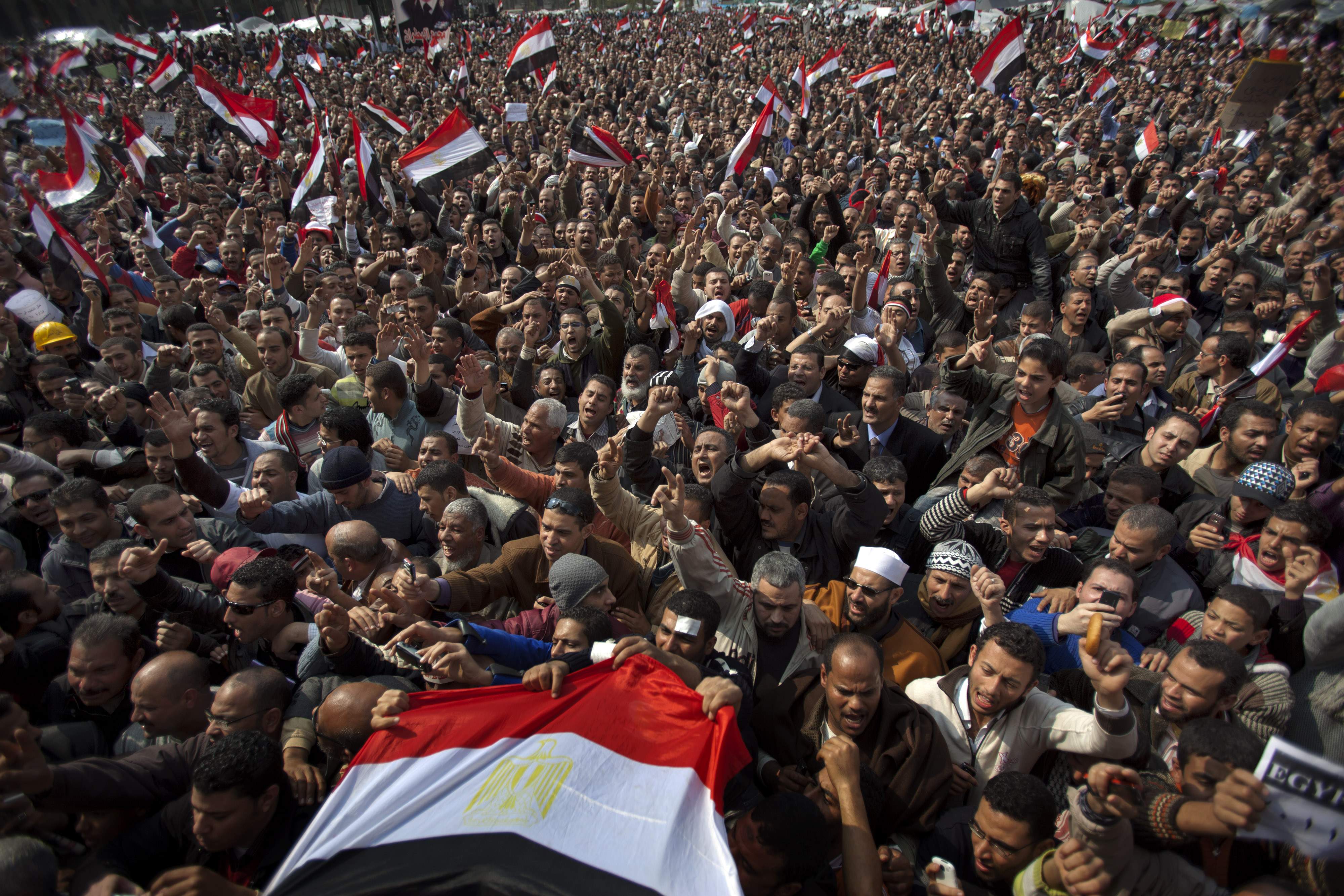 Demonstration, Google, Revolution, Tahrirtorget, Egypten, Kairo, Hosni Mubarak, Kravaller, Protester, Tahrir