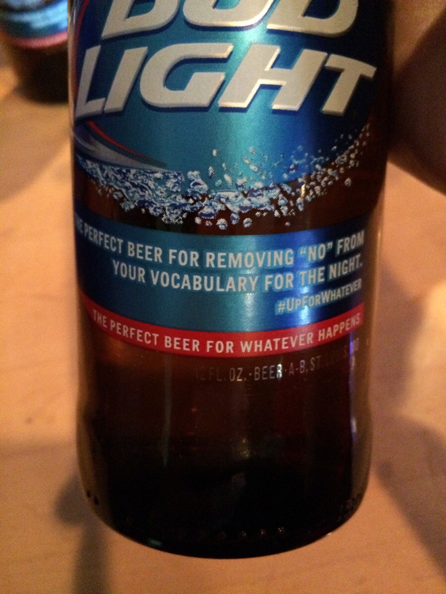 Bud Light har fått massiv kritik för sin slogan.