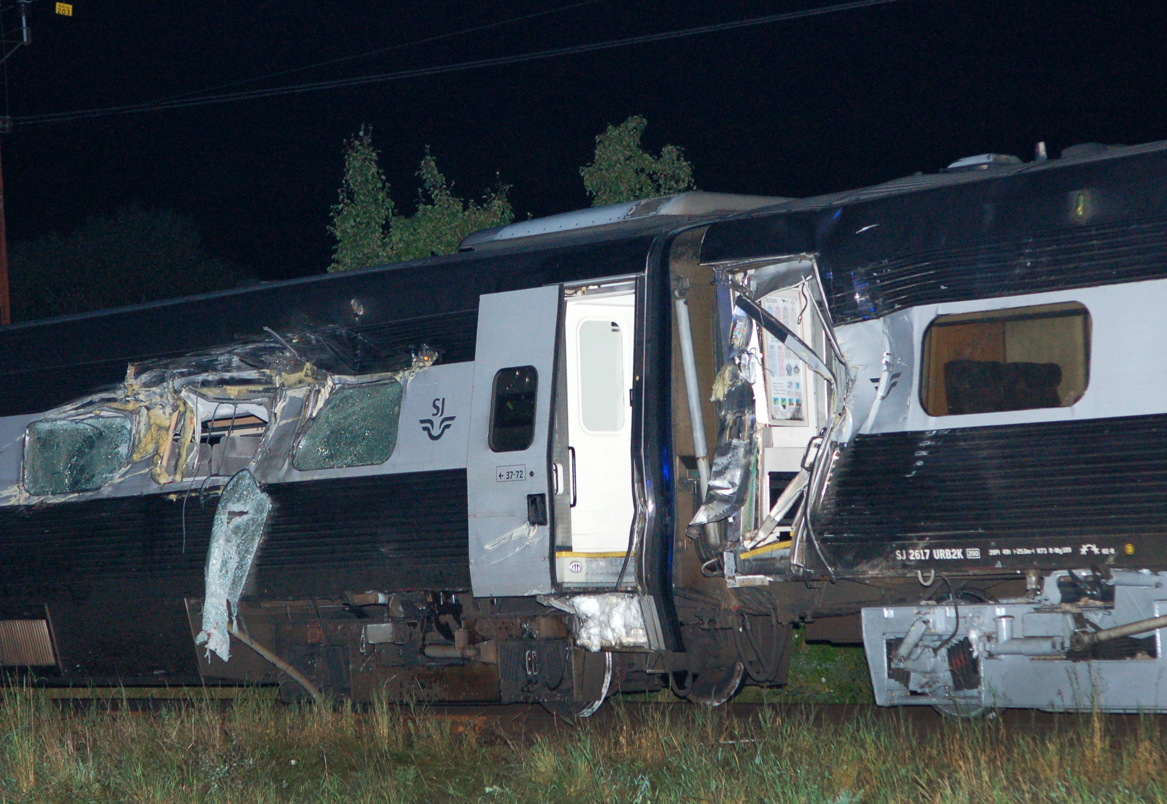 X2000-tåget kan ha kört för fort