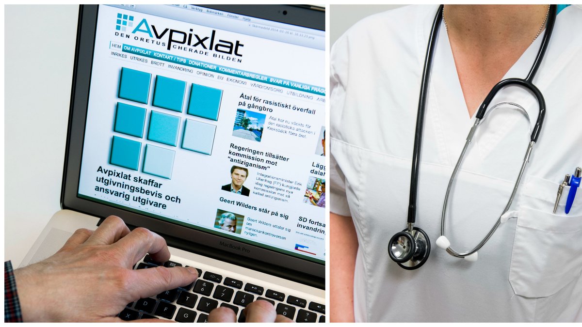 Överläkare ska ha skrivit rasistiska kommentarer på sajten Avpixlat. 