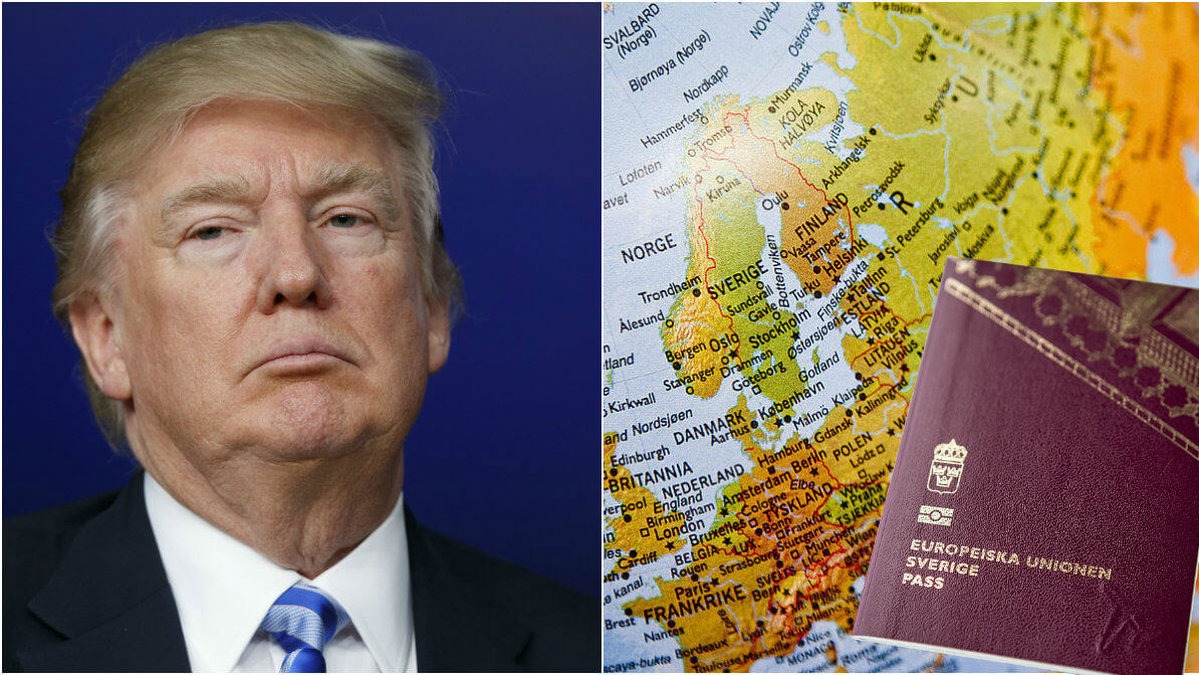 Donald Trump vill skärpa visumreglerna för europeiska medborgare.