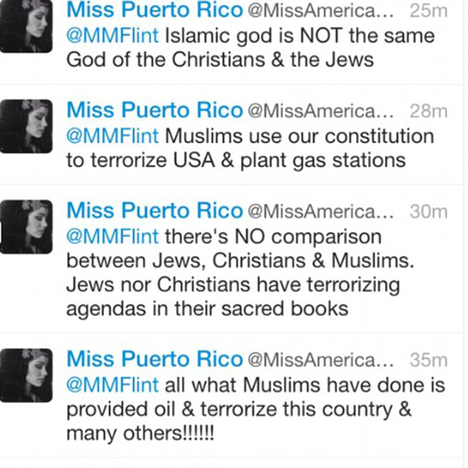 Här är några av de tweets som hon skrev. 