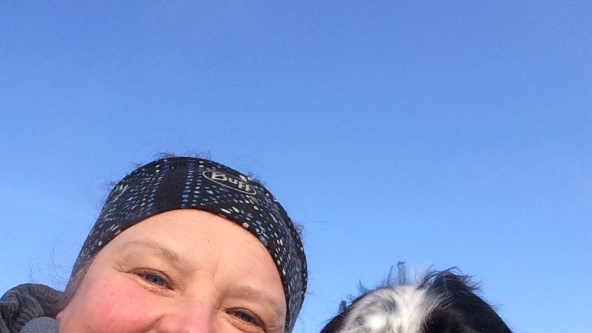 AnnaKarin hittade spåret när hon var ute med sin hund i Morjärv i Norrbotten. 