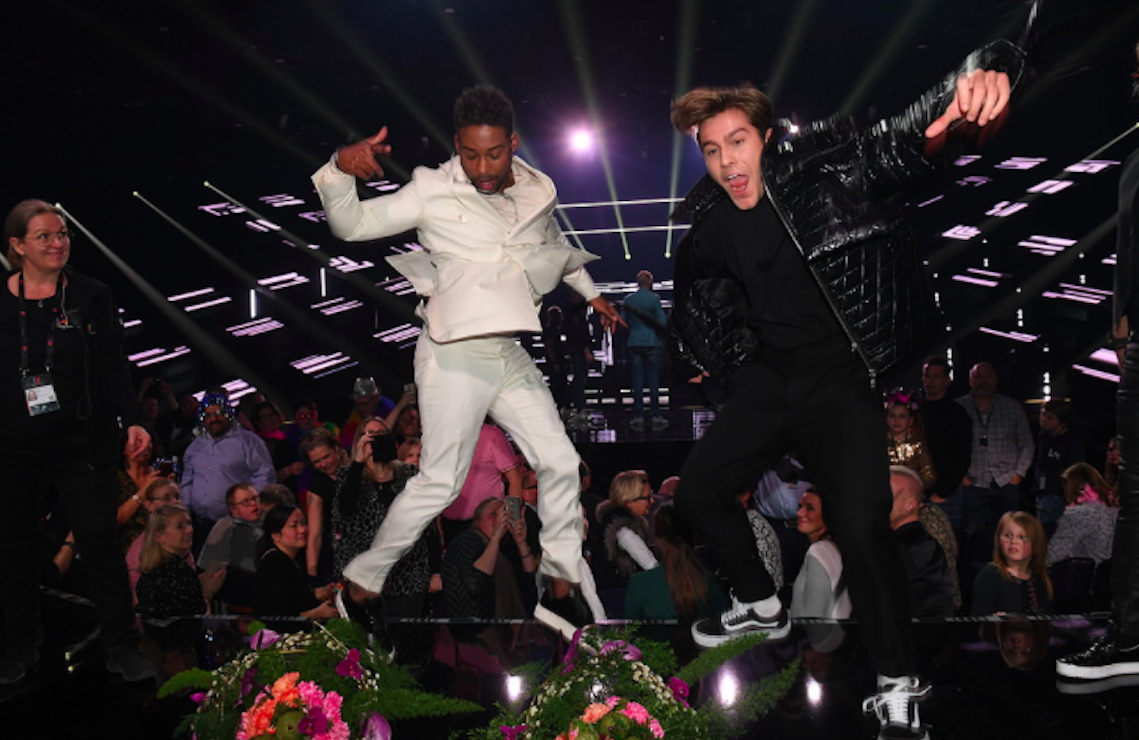 Benjamin Ingrosso John Lundvik. Benjamin Ingrosso John Lundvik.