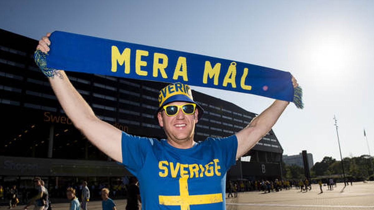 Fansen var glada innan matchen men efter matchen blev Sverige utbuade. 