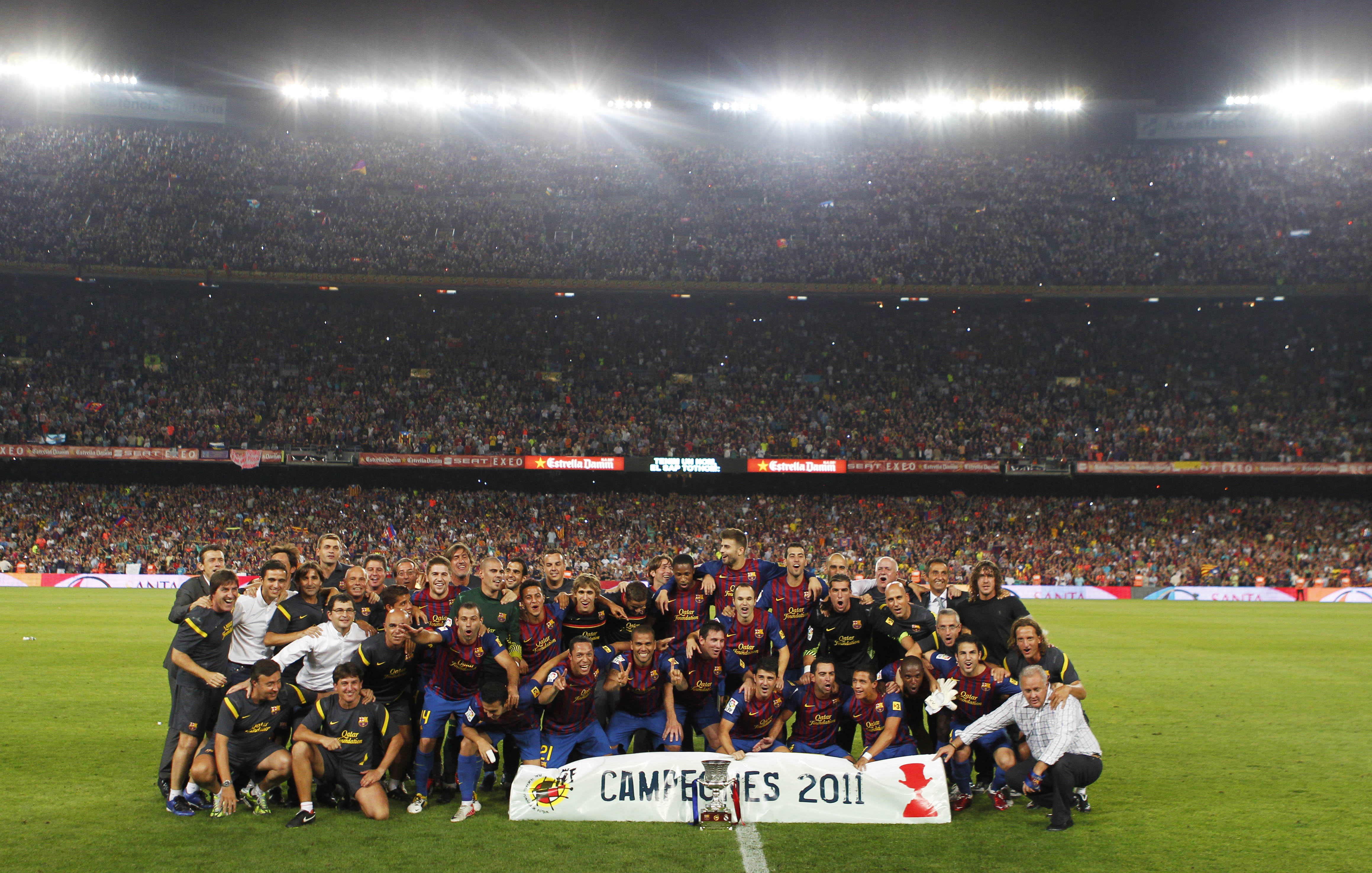 Barcelona firar Supercupsegern.