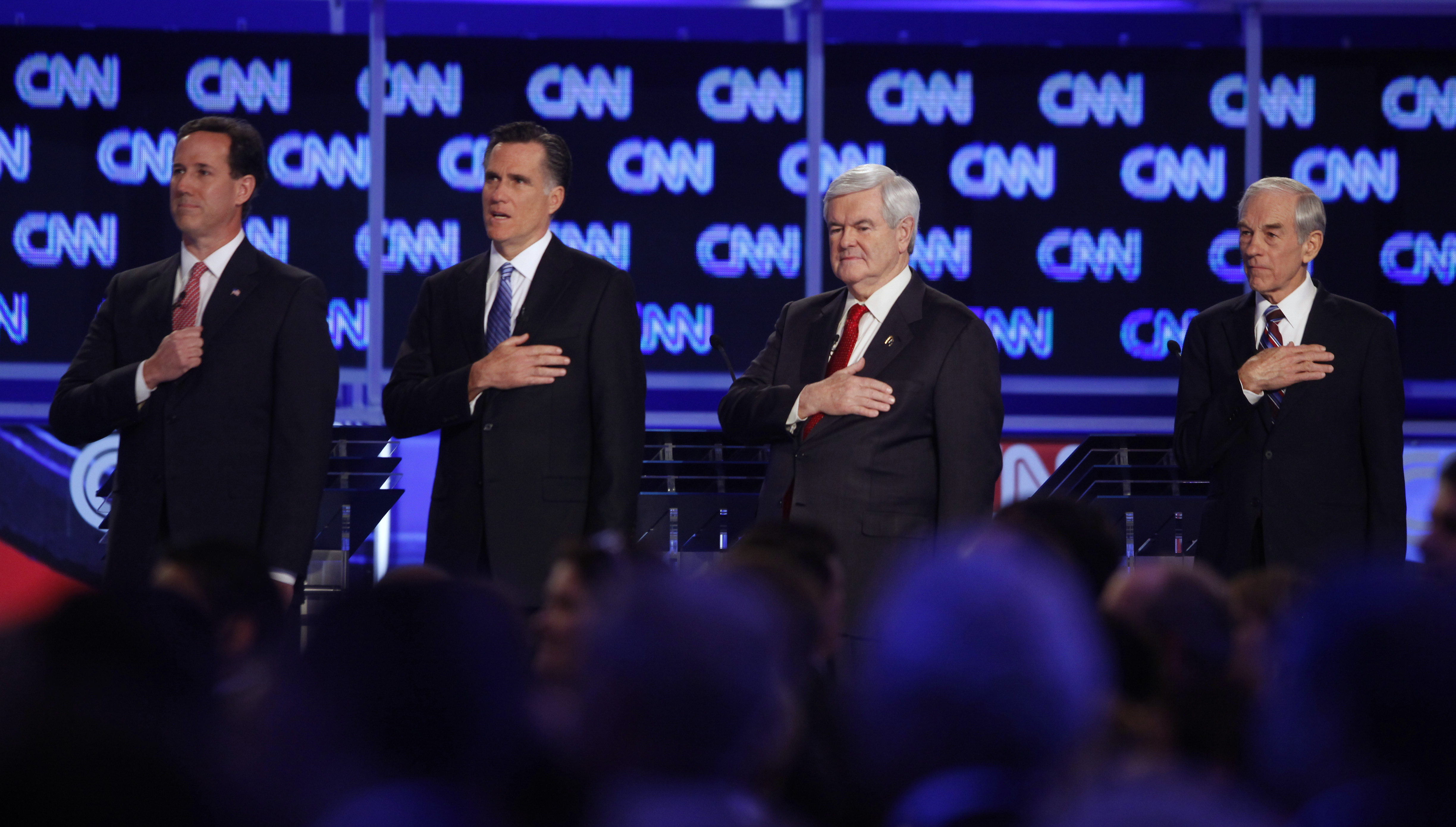 Newt Gingrich, Otrohet, Rick Santorum, Debatt, Mitt Romney, Politik, Barack Obama, Presidentvalet, USA, Republikanerna