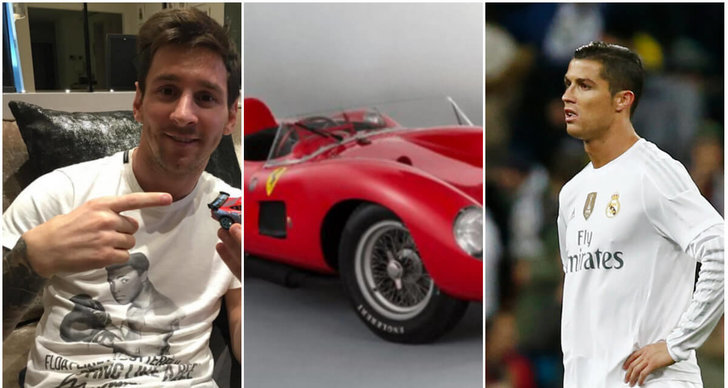 Lionel Messi, Cristiano Ronaldo, Fotboll, Ferrari, instagram