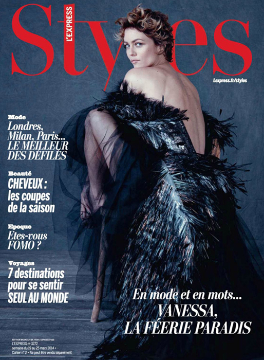 Vanessa Paradis på omslaget till Styles. Vanessa Paradis på omslaget till Styles.
