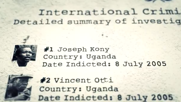 Den 6 oktober 2005 tillkännagav Internationella brottmålsdomstolen att häktningsorder hade utfärdats för Kony.