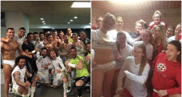 Facebook, Real Madrid, Bild, Omklädningsrum