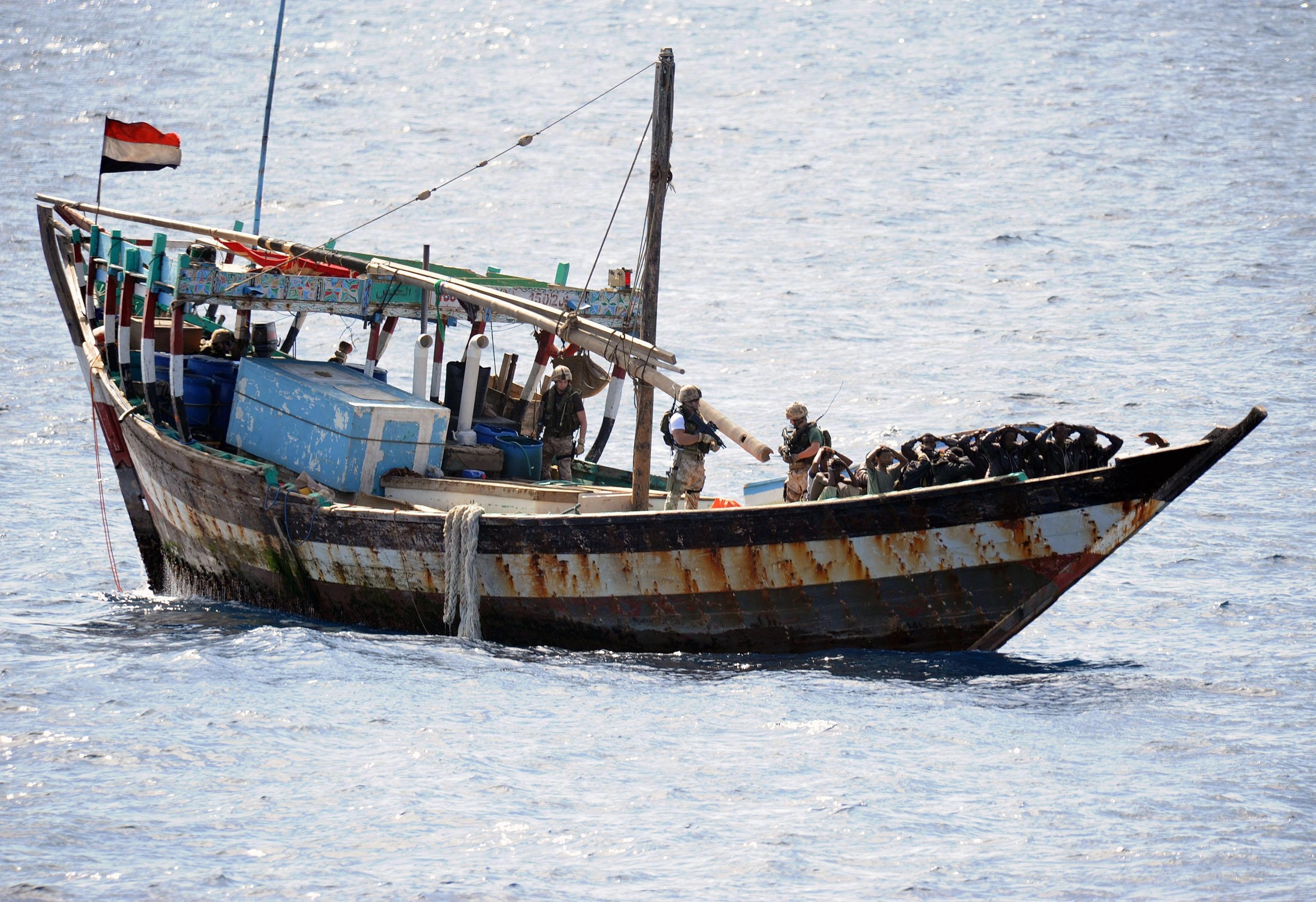 Pirater, Somalia, USA, Brott och straff, Fartyg
