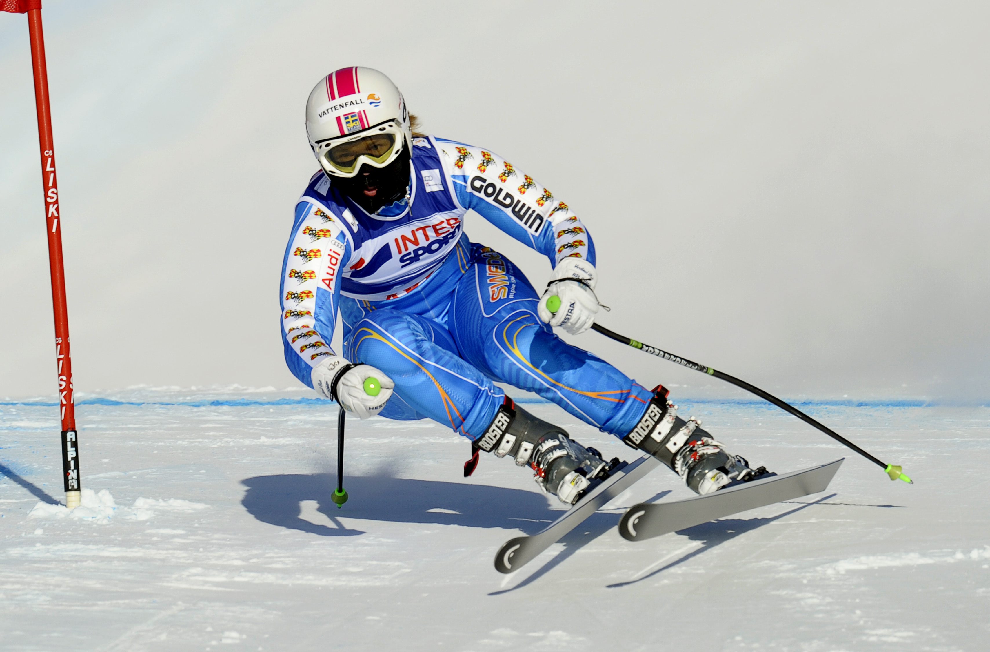 Anja Parson, Alpint, Slalom, Stortlopp, skidor