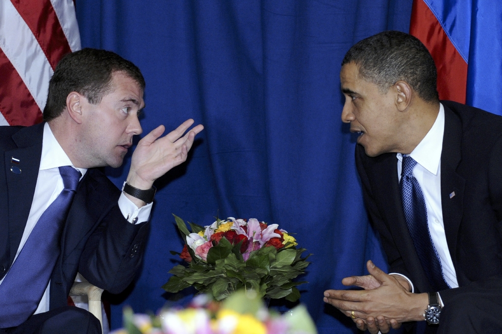 Dmitrij Medvedev, Barack Obama, Kärnvapen, USA, Atombomb, Ryssland