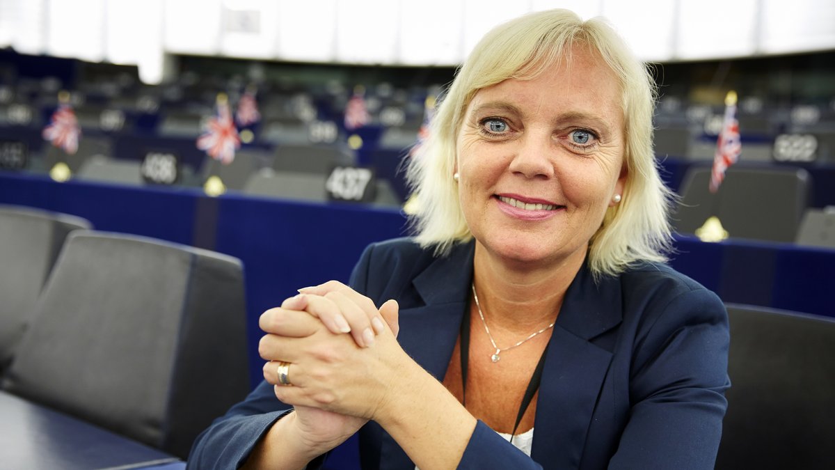 Kristina Winberg valdes in i EU-parlamentet 2014. 