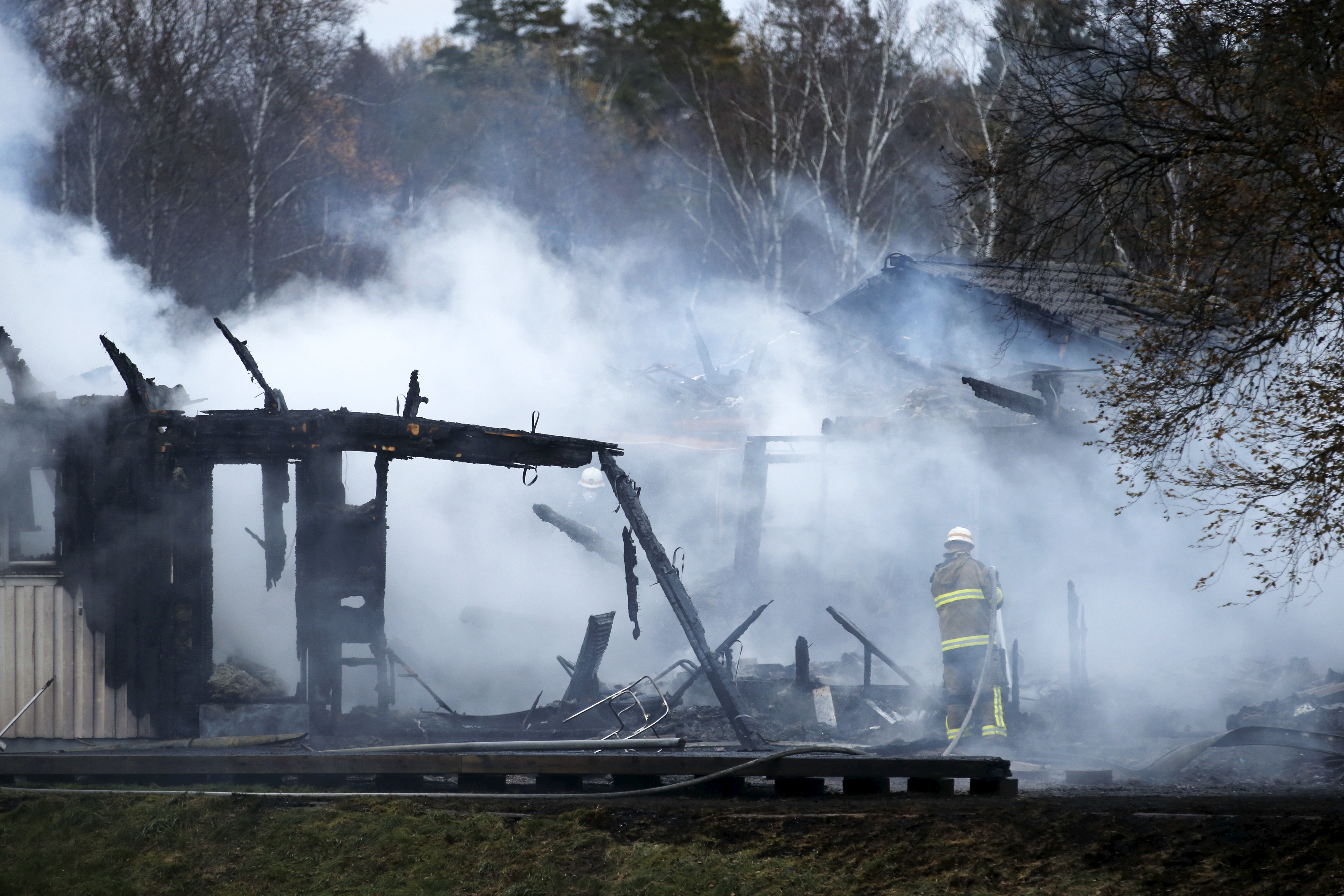 Det här är bilder från en av de mest uppmärksammade bränderna, i Munkedal. 