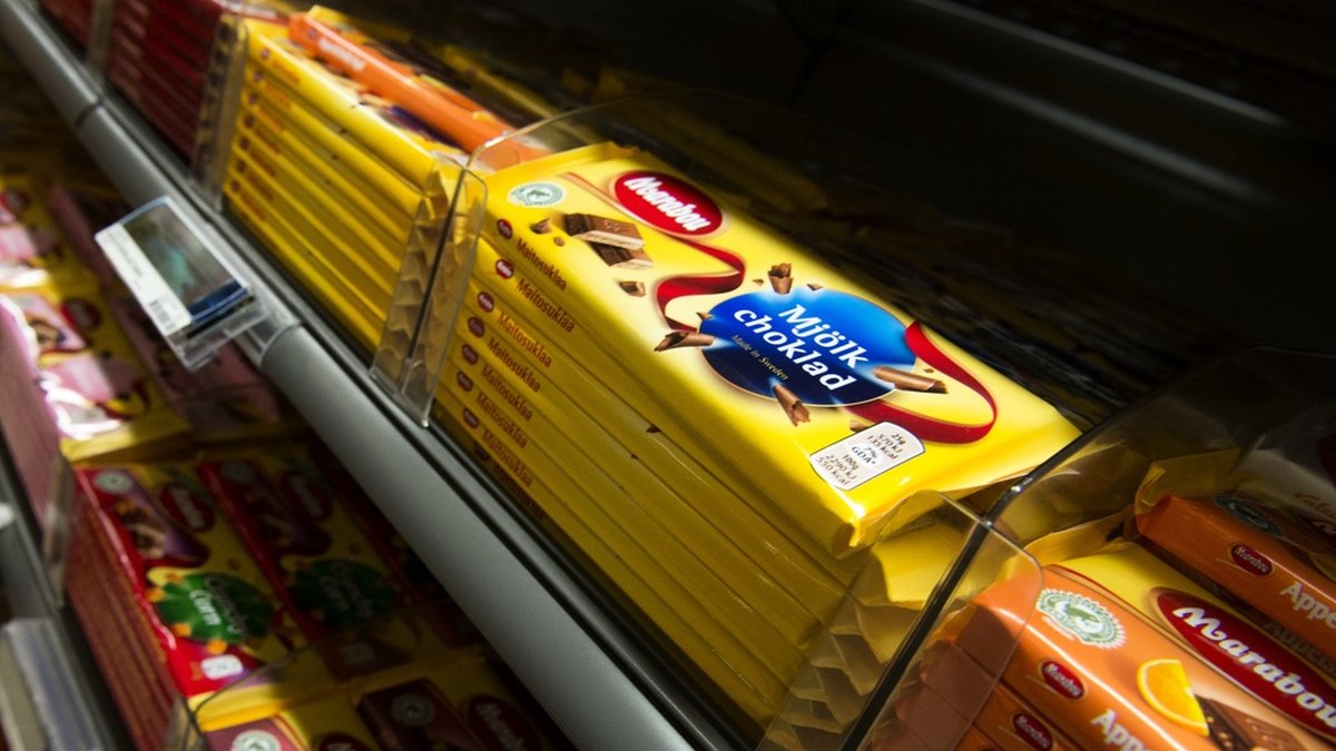 Företaget Mondelez Sverige säljer choklad med varumärkena Marabou, Daim, Japp och Aladdin. Arkivbild.