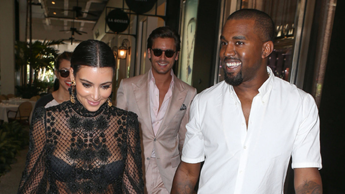 Kim och Kanye på shoppingtur. 