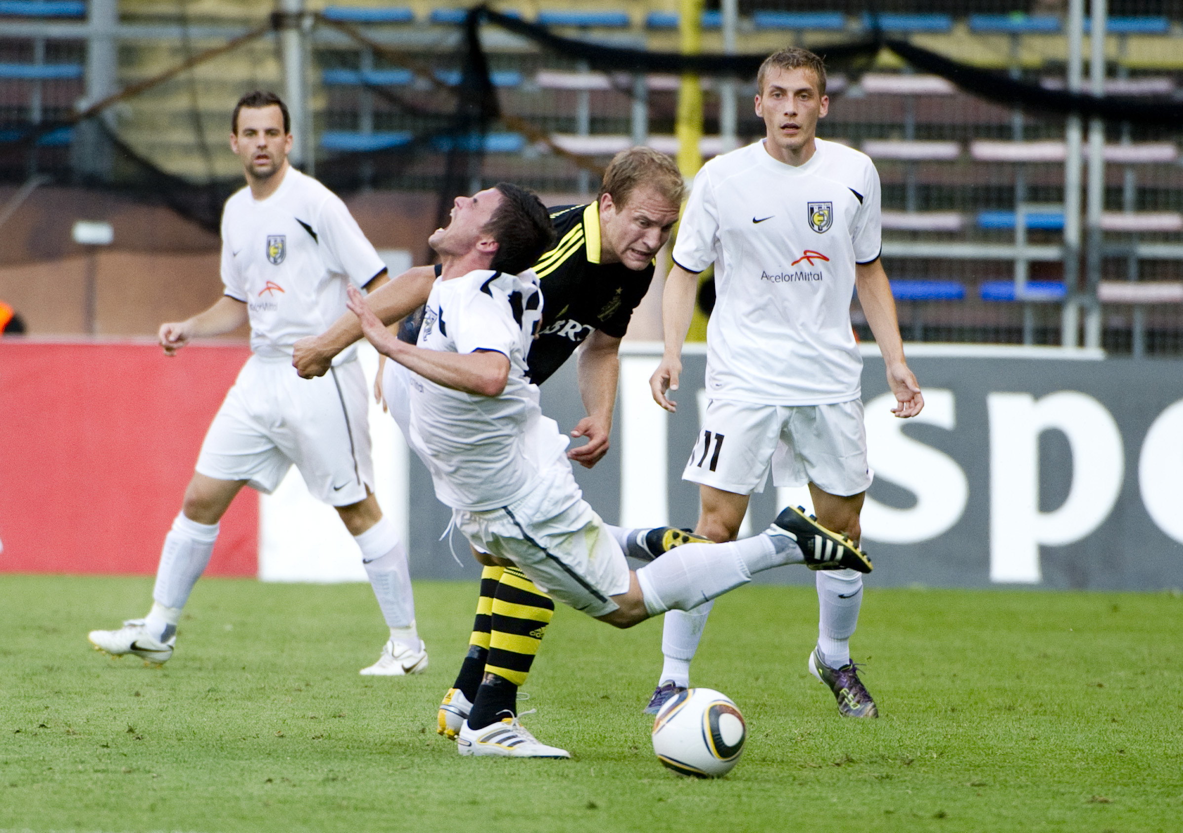 AIK var starkare än luxemburgska Jeunesse d'Esch i det första mötet lagen emellan.