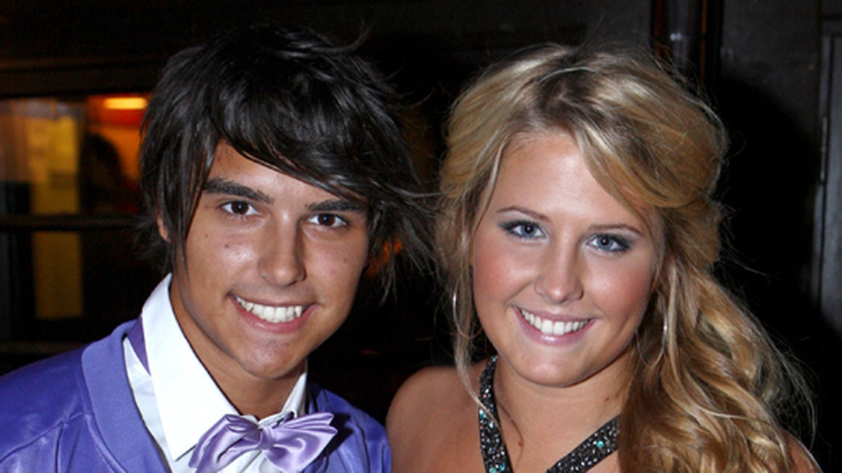 Molly Sandén och dåvarande pojkvännen Eric Saade år 2009.