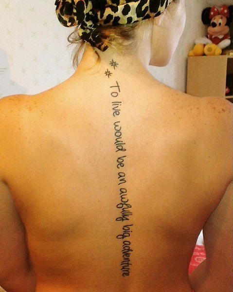 Ett citat ur Peter Pan. Ett citat ur Peter Pan.