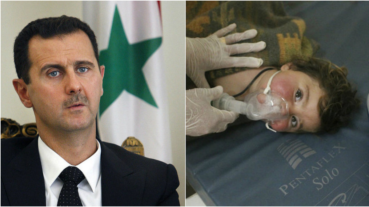 Enligt uppgifter till Vita huset förbereder Syrien för en ny kemgasattack.