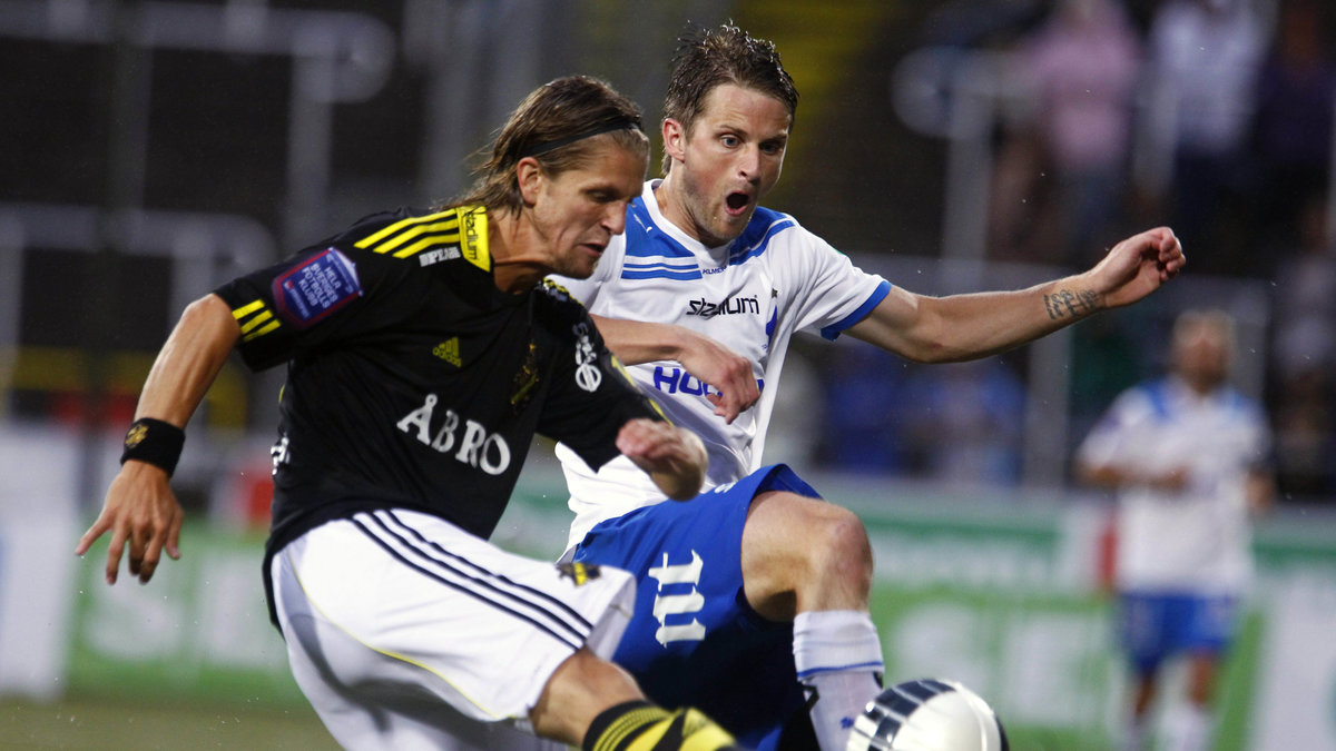 Sammanlagt har det blivit fyra mål på 27 matcher i Allsvenskan med två omgångar kvar.
