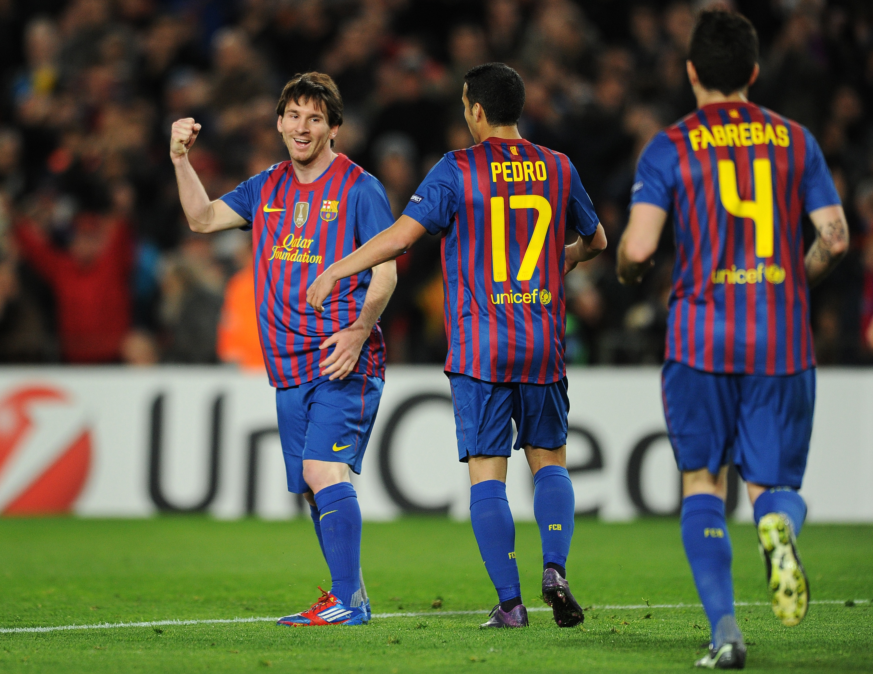 På Camp Nou gjorde Messi otroliga fem mål... På Camp Nou gjorde Messi otroliga fem mål...