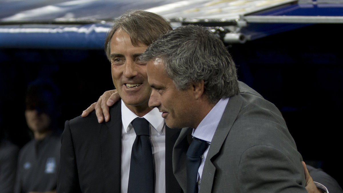 Mourinho och Mancini - Snart i samma liga?
