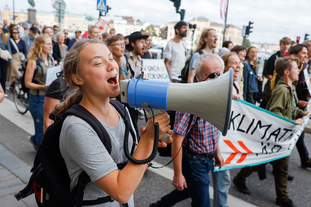 Stockholm, Greta Thunberg, TT, Klimat