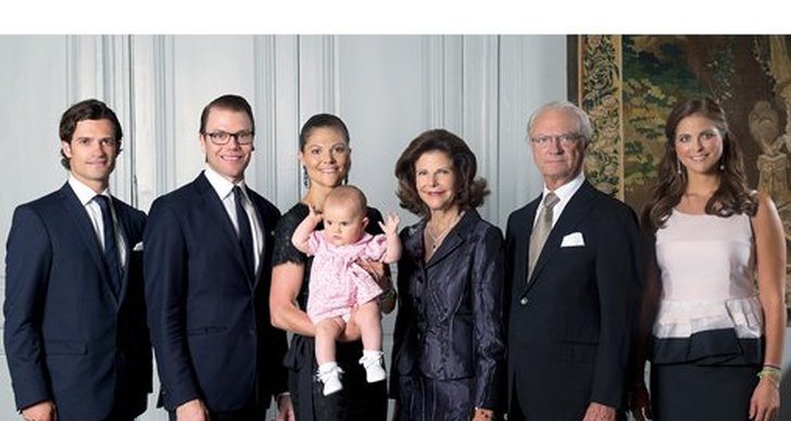 Kungafamiljen, Prinsessan Estelle, Stockholms slott, Nyårshälsning