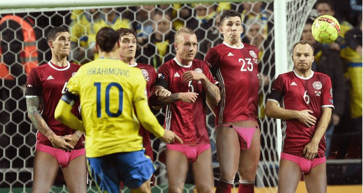 Danmark, Fotboll, Playoff, Zlatan Ibrahimovic