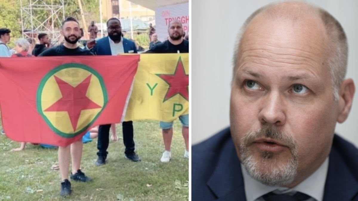 Morgan Johansson riktar skarp kritik efter V-topparnas posering med PKK-flagga