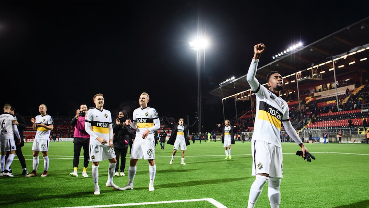 AIK:s Heradi Rashidi firar en vinst.