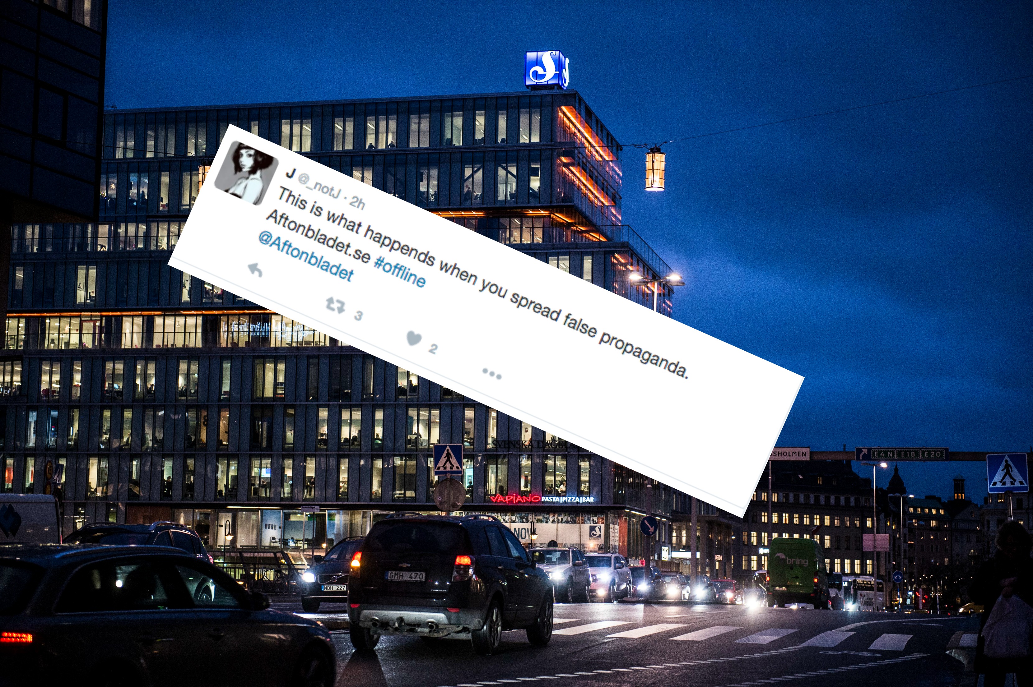 Hackernätverk, Twitter, Hacker, Aftonbladet