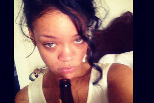 Den här bilden lade Rihanna upp på sin Instagram nyligen.