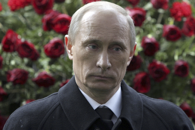 Rysslands starke man, Vladimir Putin, gästar Sverige.