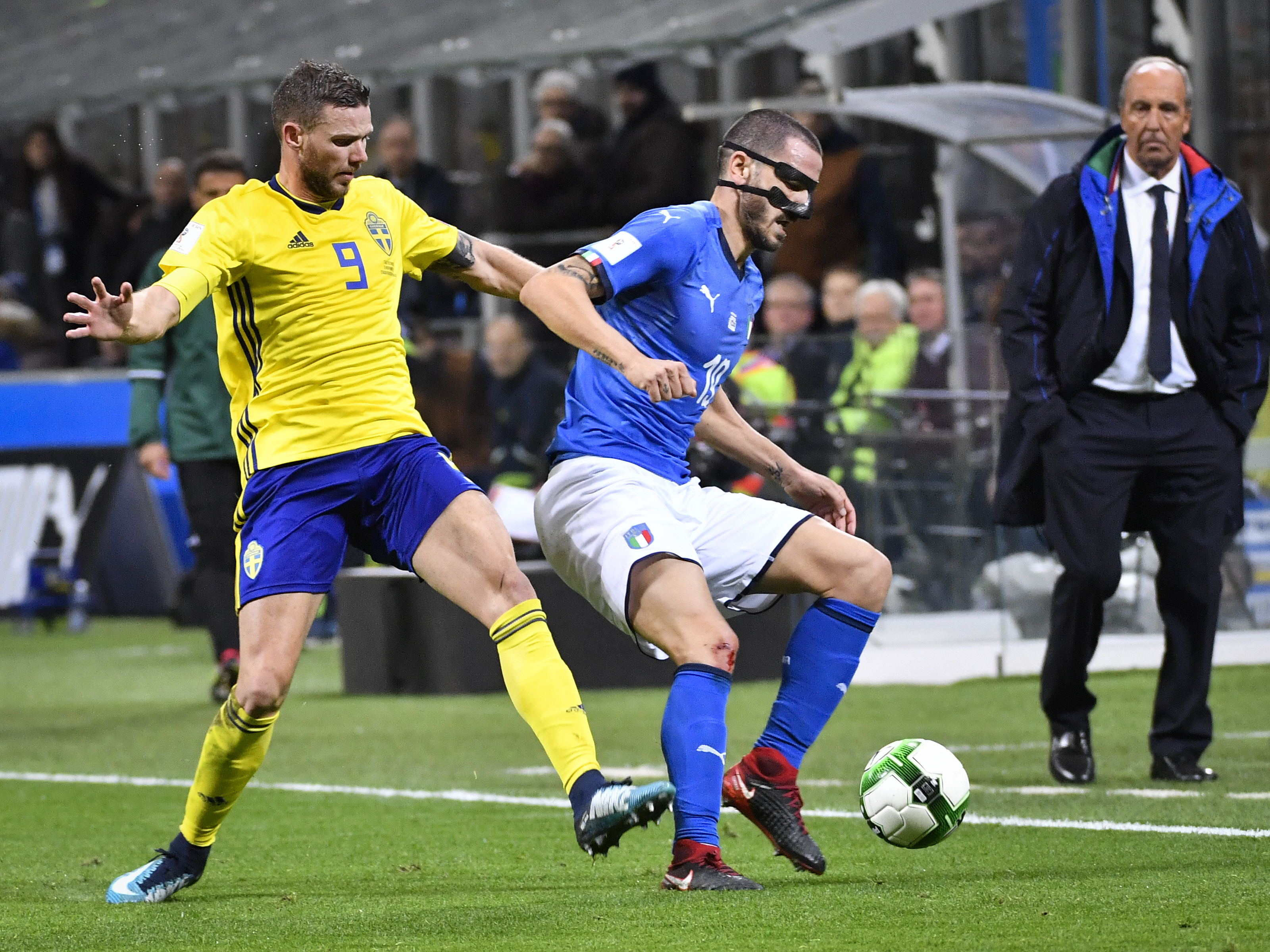 Marcus Berg jagar Leonardo Bonucci Marcus Berg jagar Leonardo Bonucci