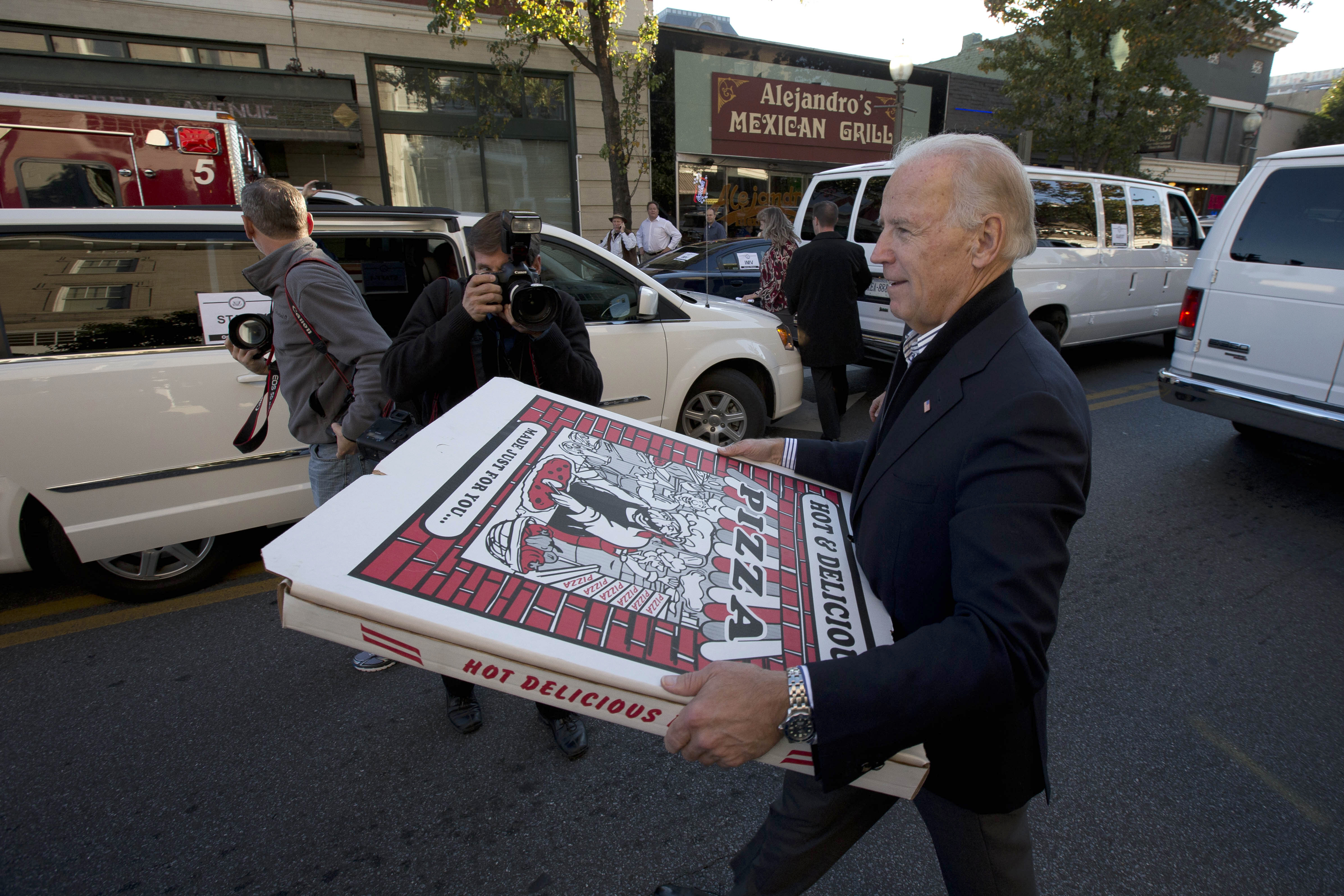 Världens bästa pizzabud är inte Joe Biden.