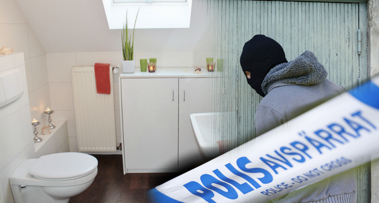 Svenska polisen tog fast inbrottstjuven – efter äckliga misstaget